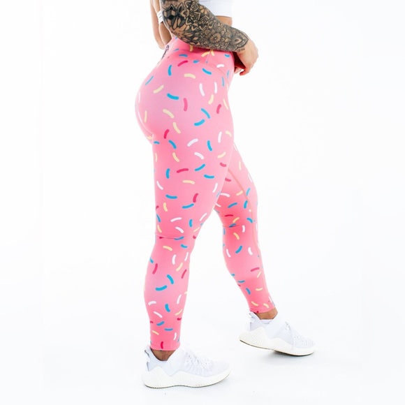 Feed Me Fight Me Pants - Women’s FEED ME FIGHT ME Donut sprinkle leggings. Size XS
